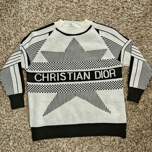 Dior Black and White Unisex Sweater W size S/M